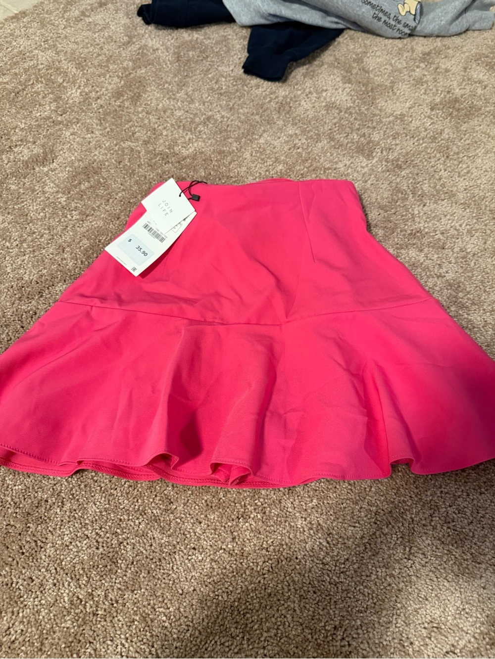 Zara Hot Pink Bow Skirted Swim Bottoms - Picture 2 of 2
